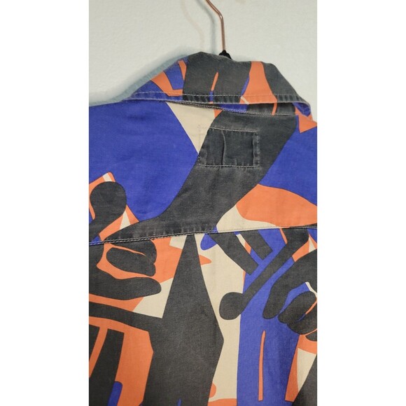 Vivienne Westwood Anglomania Abstract Print Shirt Dress Size 38 Made in Japan - Picture 8 of 11